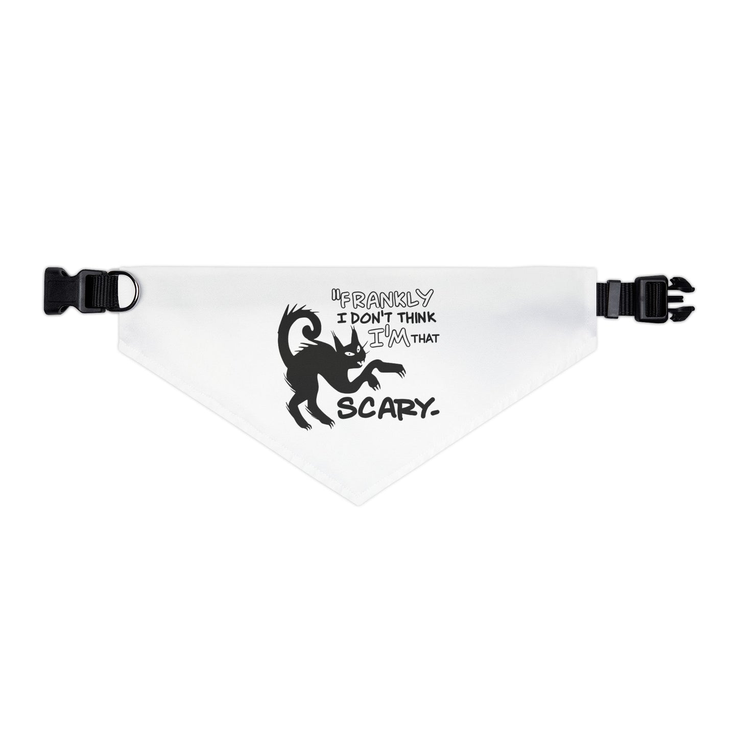 Friendly Pet Bandana Collar, Dog Fashion Accessory, Halloween Costume, Pet Gift, Cute Dog Apparel, Scary Theme Bandana