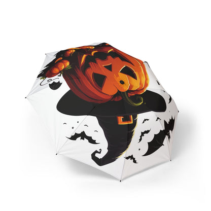 Halloween Pumpkin Umbrella - Spooky Autumn Accessory, Unique Gift for Fall Celebrations, Rainy Day Must-Have