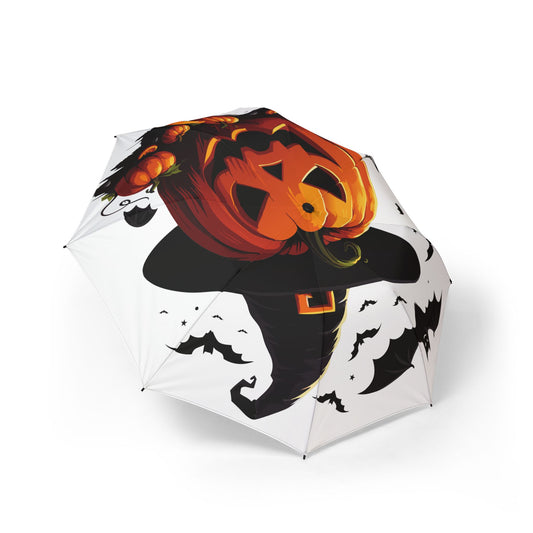 Halloween Pumpkin Umbrella - Spooky Autumn Accessory, Unique Gift for Fall Celebrations, Rainy Day Must-Have