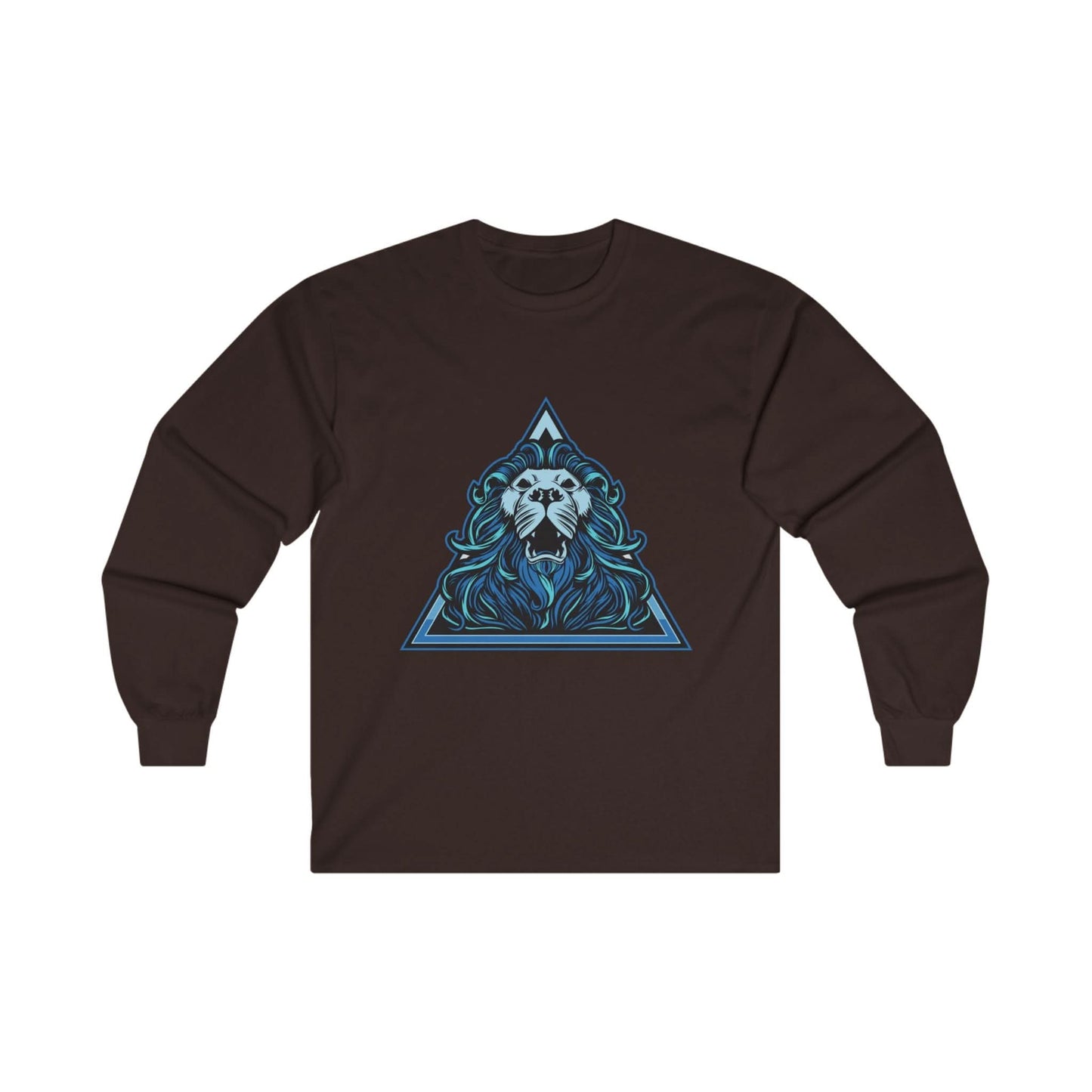 Lion Head in Blue Triangle - Mleem