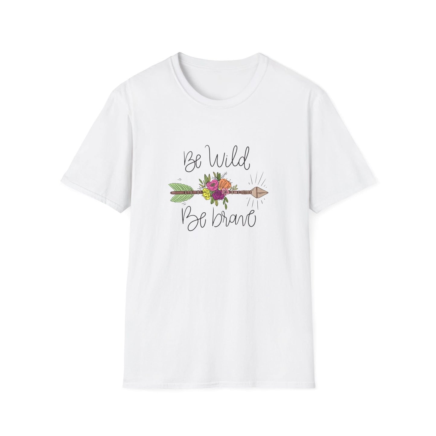 Be Wild Be Brave Flower Arrow - Mleem