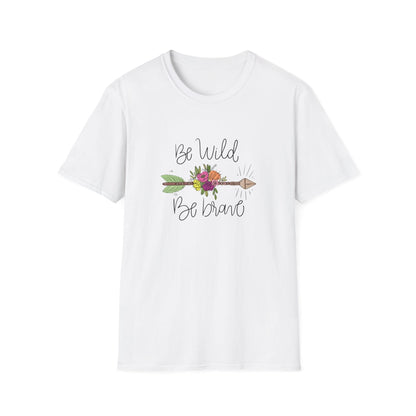 Be Wild Be Brave Flower Arrow - Mleem