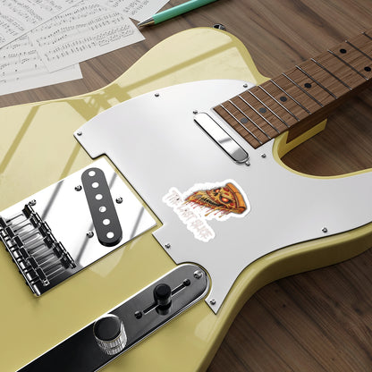 Die-Cut Stickers - The Last Slice, Edgy Vinyl Decals for Laptops, Bicycles, Water Bottles, Unique Gift Idea, Halloween Decor