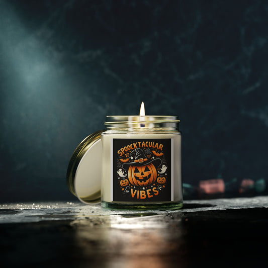 Halloween Scented Candles | Spooktacular Vibes | Cozy Home Decor | Fall Gifts | Pumpkin Candles | Aromatherapy for Autumn