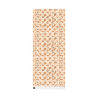 Autumn-Inspired Wrapping Papers, Eco-Friendly Gift Wrap, Fall Floral Design, Perfect for Thanksgiving, Birthdays, Holiday Celebrations