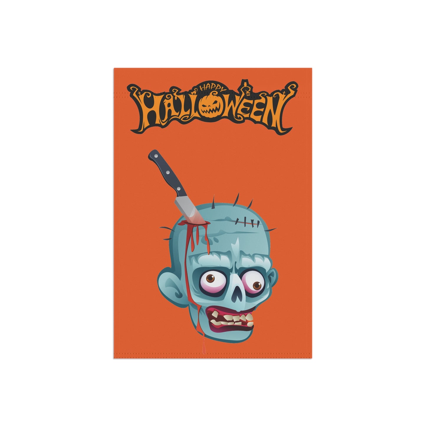 Halloween Garden Banner, Spooky Yard Decor, October Welcome Flag, Outdoor Decoration, Unique Halloween Gift