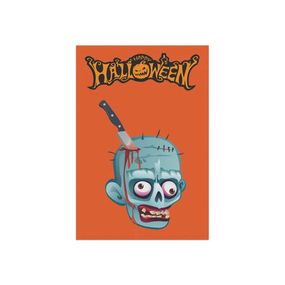 Halloween Garden Banner, Spooky Yard Decor, October Welcome Flag, Outdoor Decoration, Unique Halloween Gift