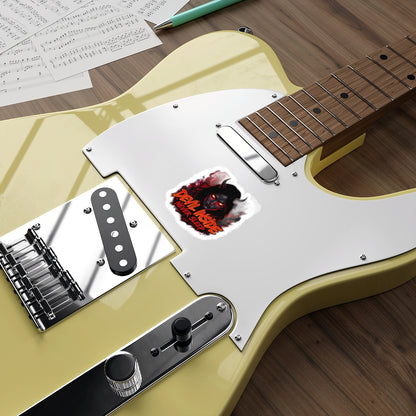 Devil Inside Die-Cut Stickers - Dark Aesthetic, Laptop Decals, Gothic Decor, Alternative Art, Halloween, Spooky Gifts