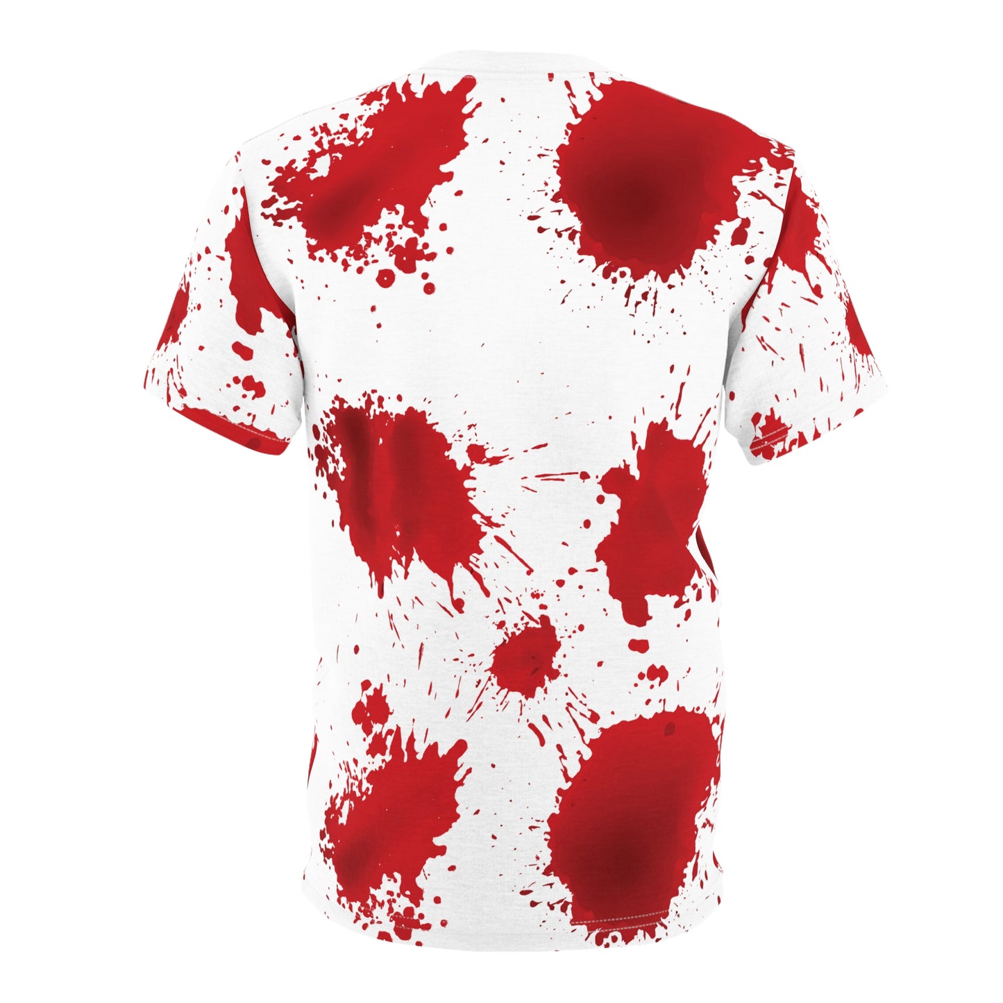 Bloody Mood Unisex Cut & Sew Tee, Halloween Costume Shirt, Graphic Tee for Horror Fans, Spooky Party Wear, Gifts for Horror Lovers