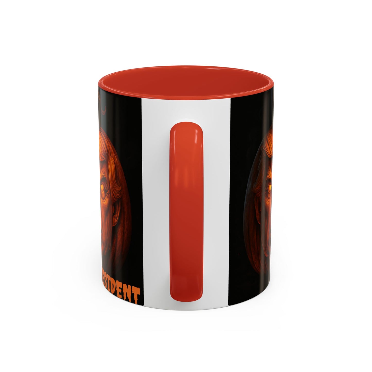 Halloween Pumpkin President Mug, Fun Gift for Coffee Lovers, Spooky Decor, Trick or Treat, Autumn Vibes, Unique Collectible