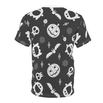 Gothic Joker Graphic Tee, Spooky Casual Shirt, Unisex Halloween Apparel, Unique Gift for Fans, Festival Wear, Dark Aesthetic