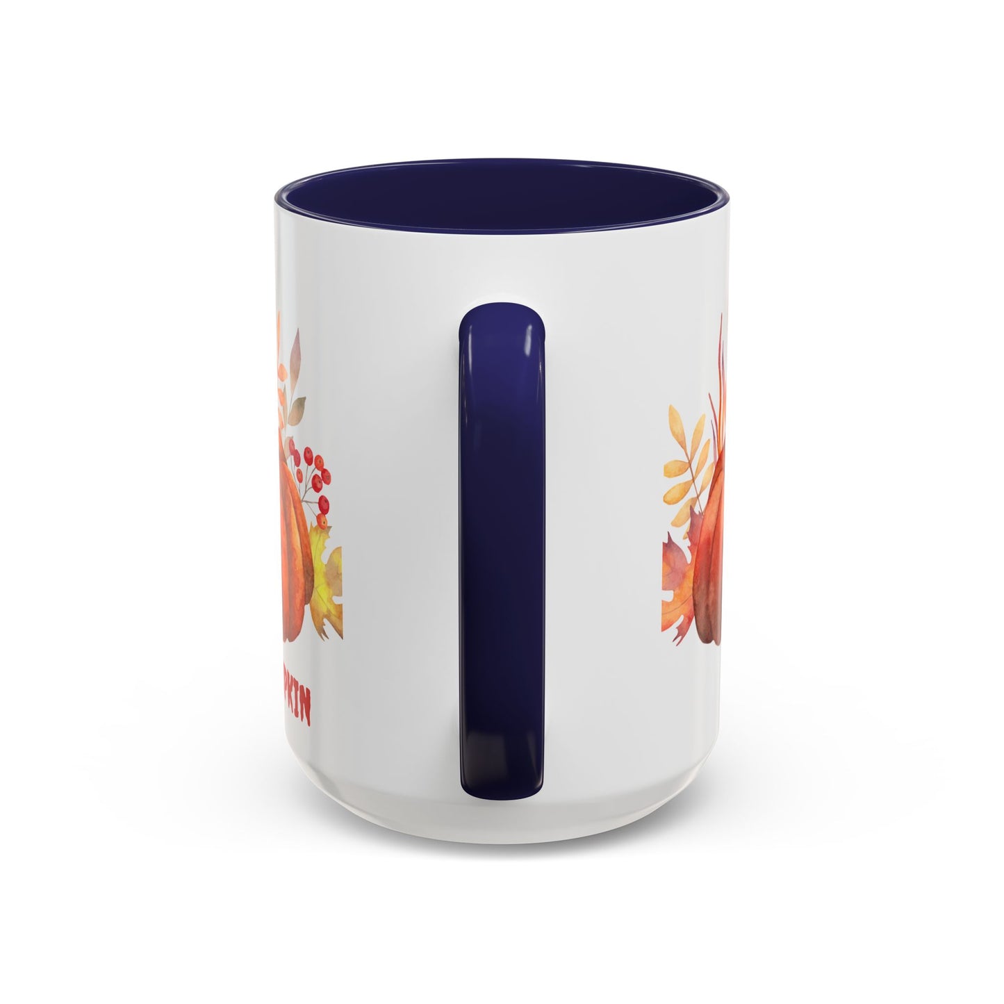 Cozy Pumpkin Accent Coffee Mug | Fall Decor, Gift for Autumn Lovers, Thanksgiving Mug, Pumpkin Spice Latte Cup, Holiday Drinkware