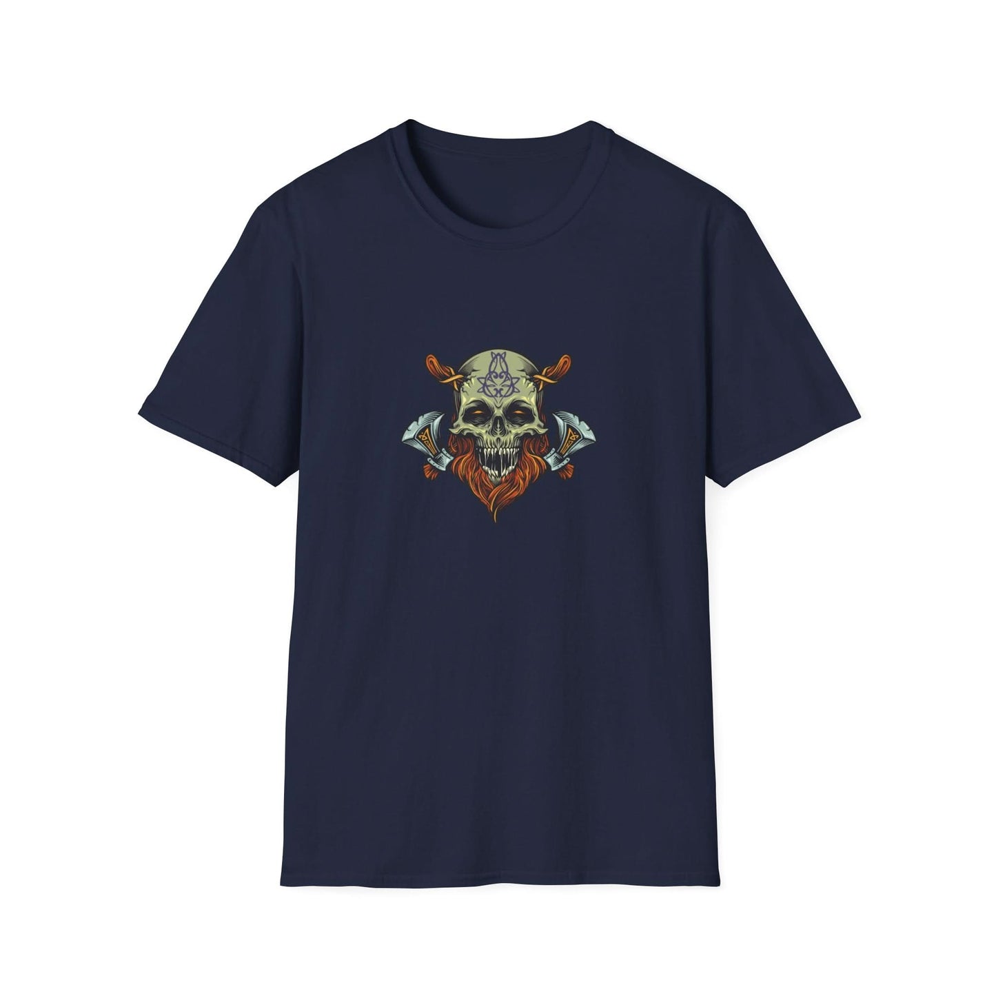 Viking Skull Warrior with Axe - Mleem