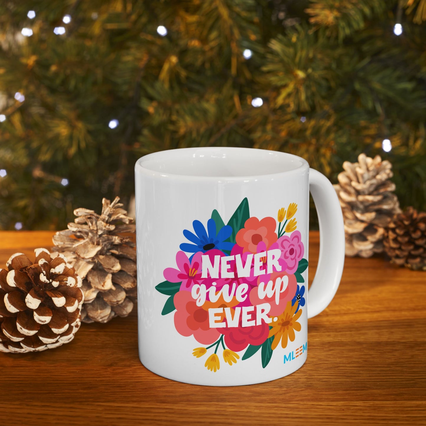 Floral Ceramic Mug - MLEEM