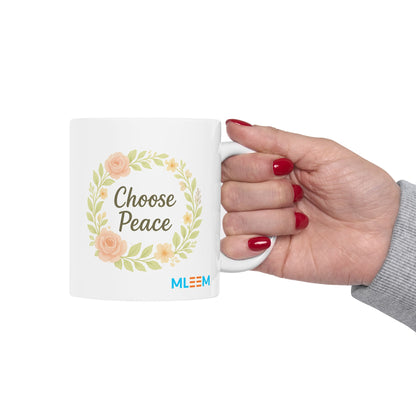 Floral Design Ceramic Mug