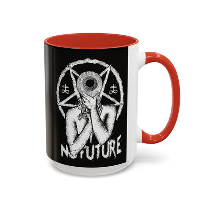 Gothic Ceramic Coffee Mug – Dark Art, Unique Gift, Halloween Decor, Witchy Vibe, Spooky Homeware