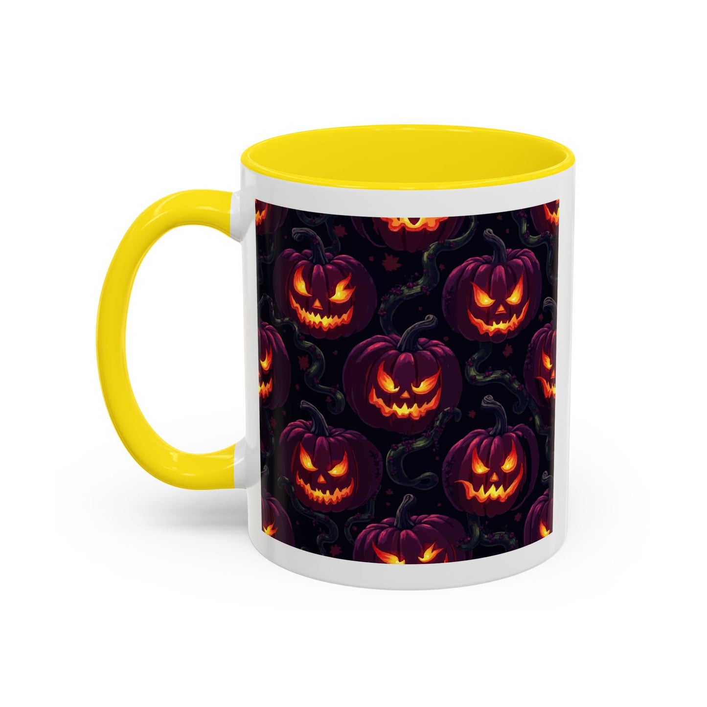 Halloween Pumpkin Coffee Mug, Spooky Ceramic Cup, Fall Decor, Autumn Gift, Halloween Party Essential, Seasonal Drinkware