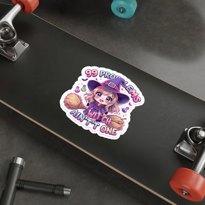 Whimsical Witch Die-Cut Stickers | Cute Halloween Decor, Planner Accessories, Gift for Witchy Souls, Spooky Sticker Set