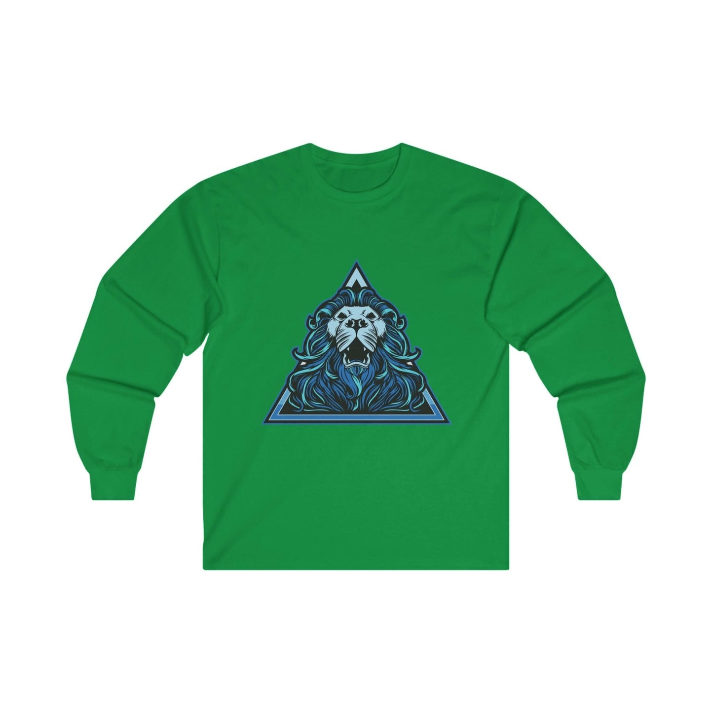Lion Head in Blue Triangle - Mleem