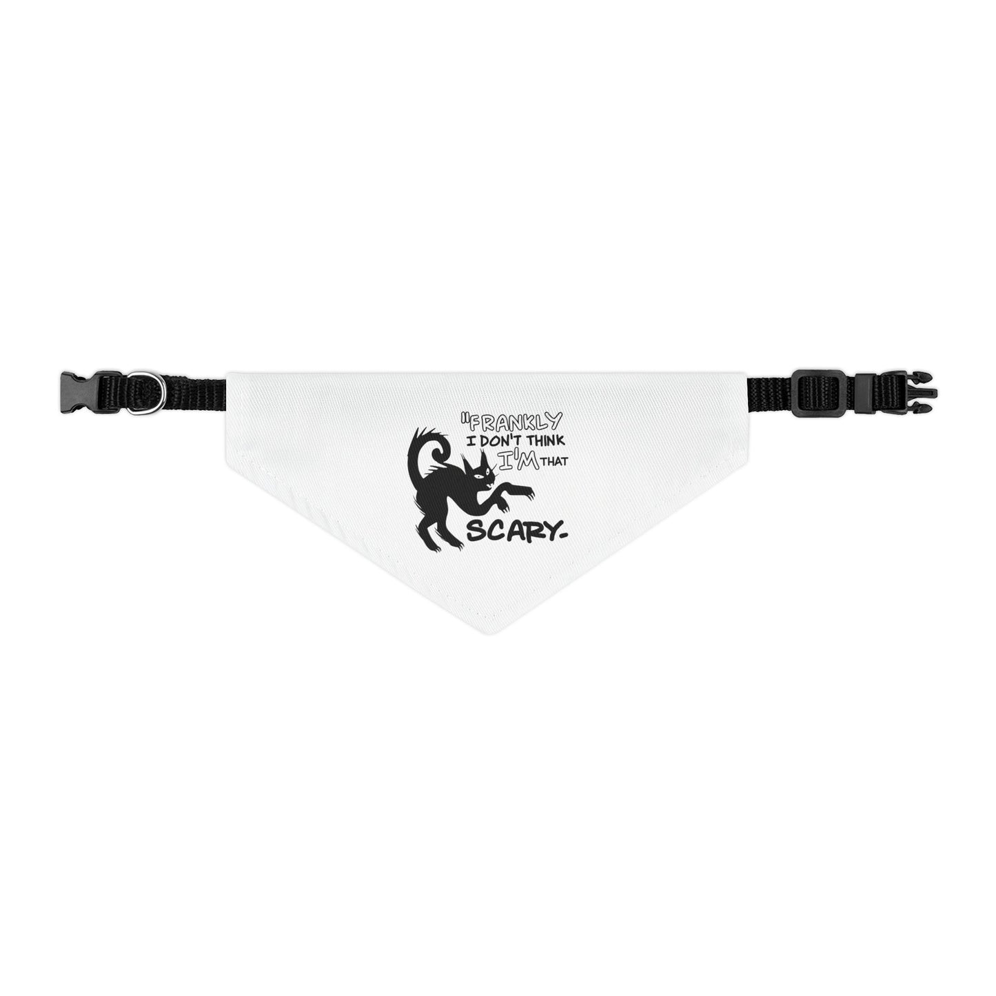 Friendly Pet Bandana Collar, Dog Fashion Accessory, Halloween Costume, Pet Gift, Cute Dog Apparel, Scary Theme Bandana