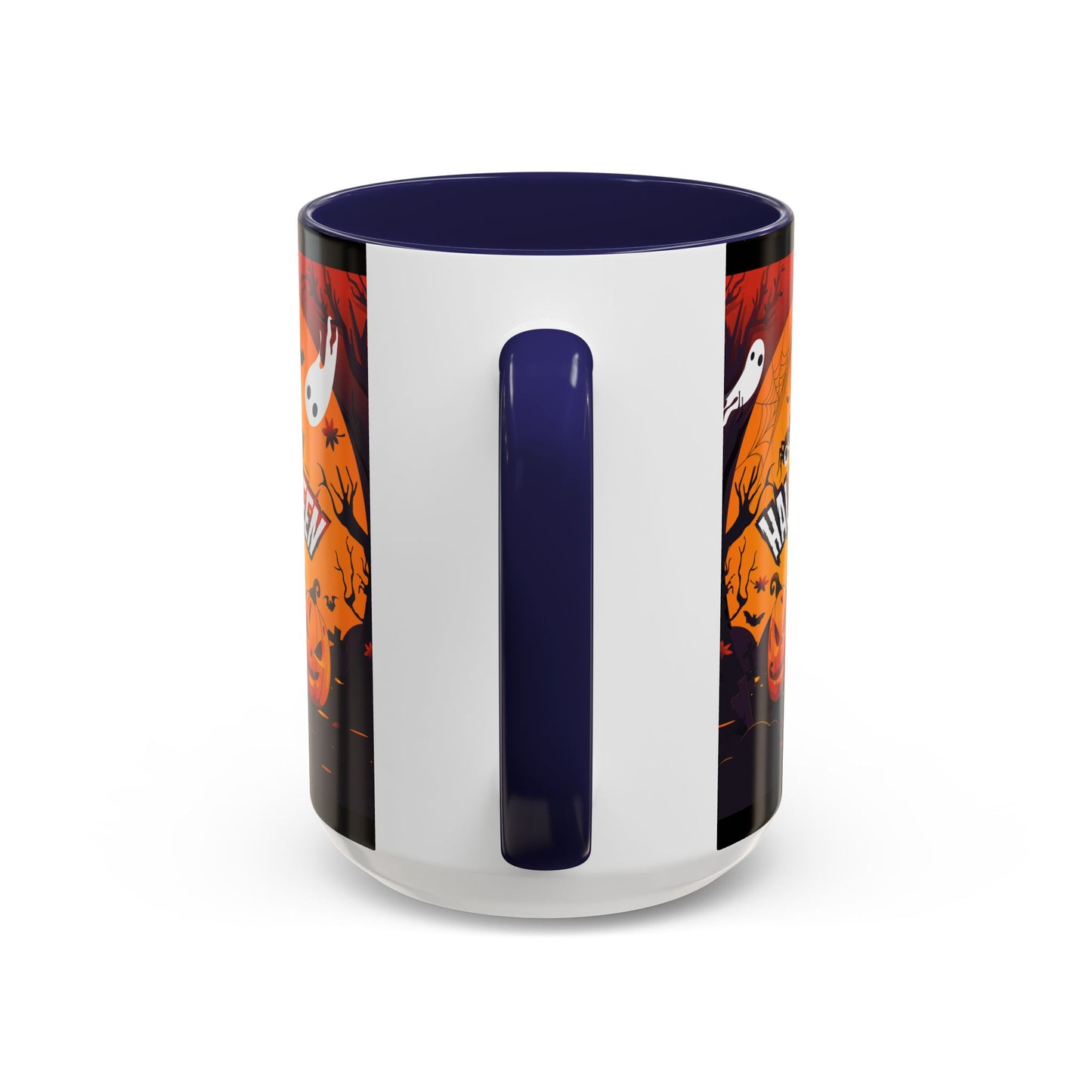 Spooky Halloween Coffee Mug - Perfect for Ghost Lovers and Fall Celebrations, Halloween Decor, Gift, Pumpkin Spice Season, Black Accent Mug