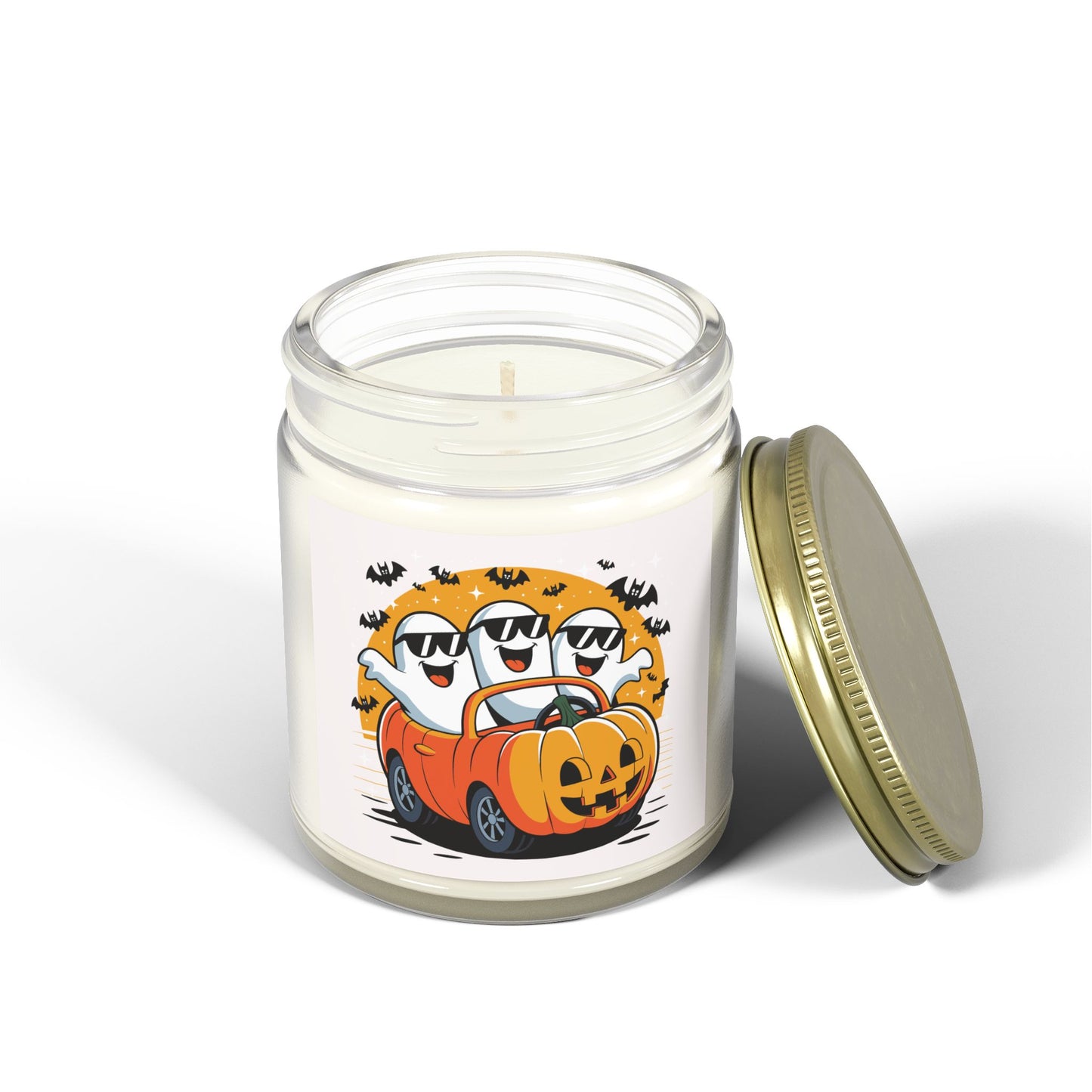 Halloween Scented Candle, Ghost and Pumpkin Car Decor, Fall Home Decor, Spooky Gifts, Aromatic Candle, Cozy Atmosphere
