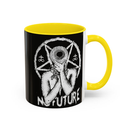 Gothic Ceramic Coffee Mug – Dark Art, Unique Gift, Halloween Decor, Witchy Vibe, Spooky Homeware