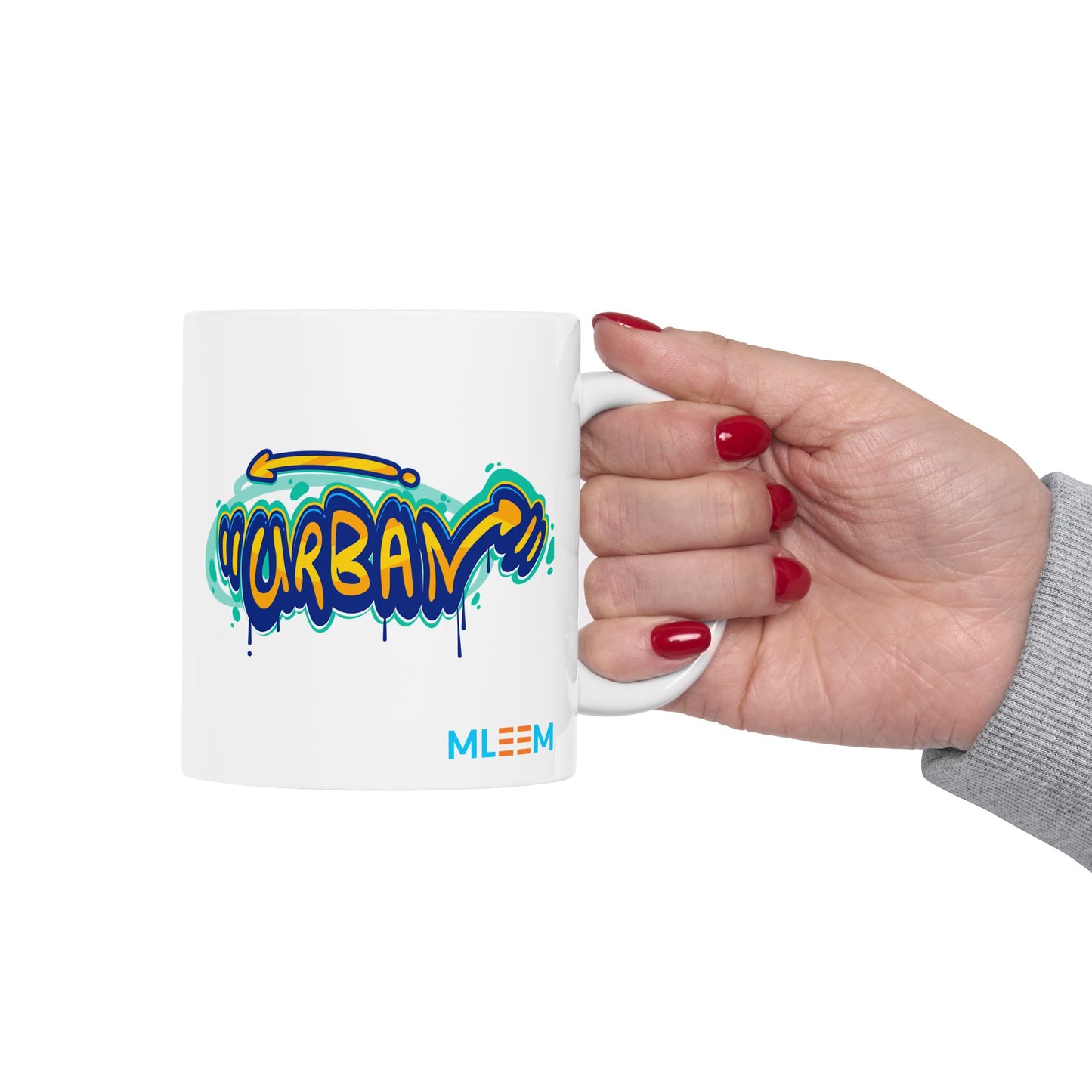 Artistic Coffee Cup, Gift for Artists, Urban Style