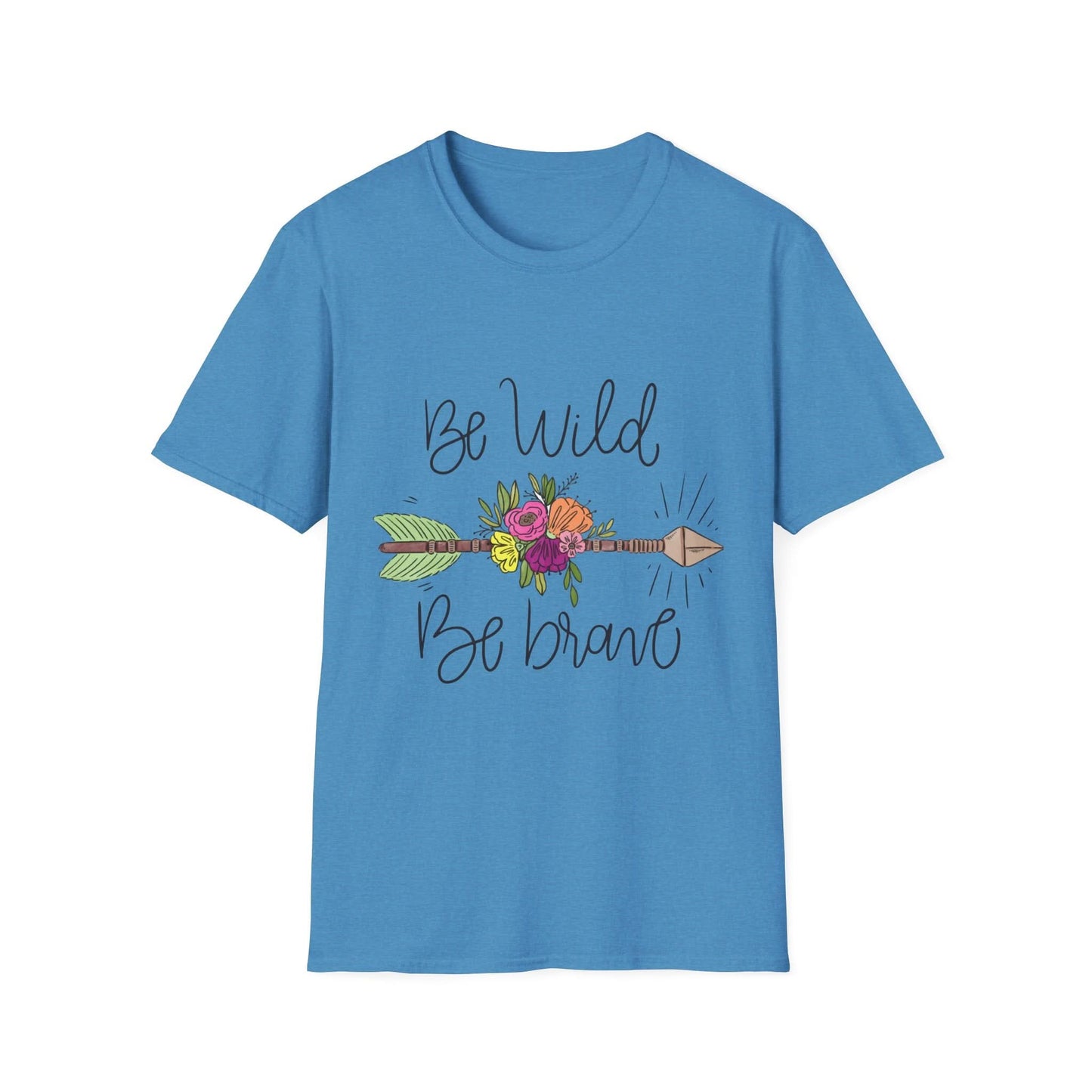 Be Wild Be Brave Flower Arrow - Mleem