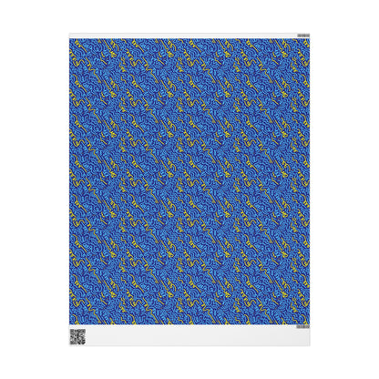 Vibrant Wrapping Paper Roll, Colorful Gift Wrap for All Occasions, Birthday, Holiday, Party, Eco-Friendly Packaging