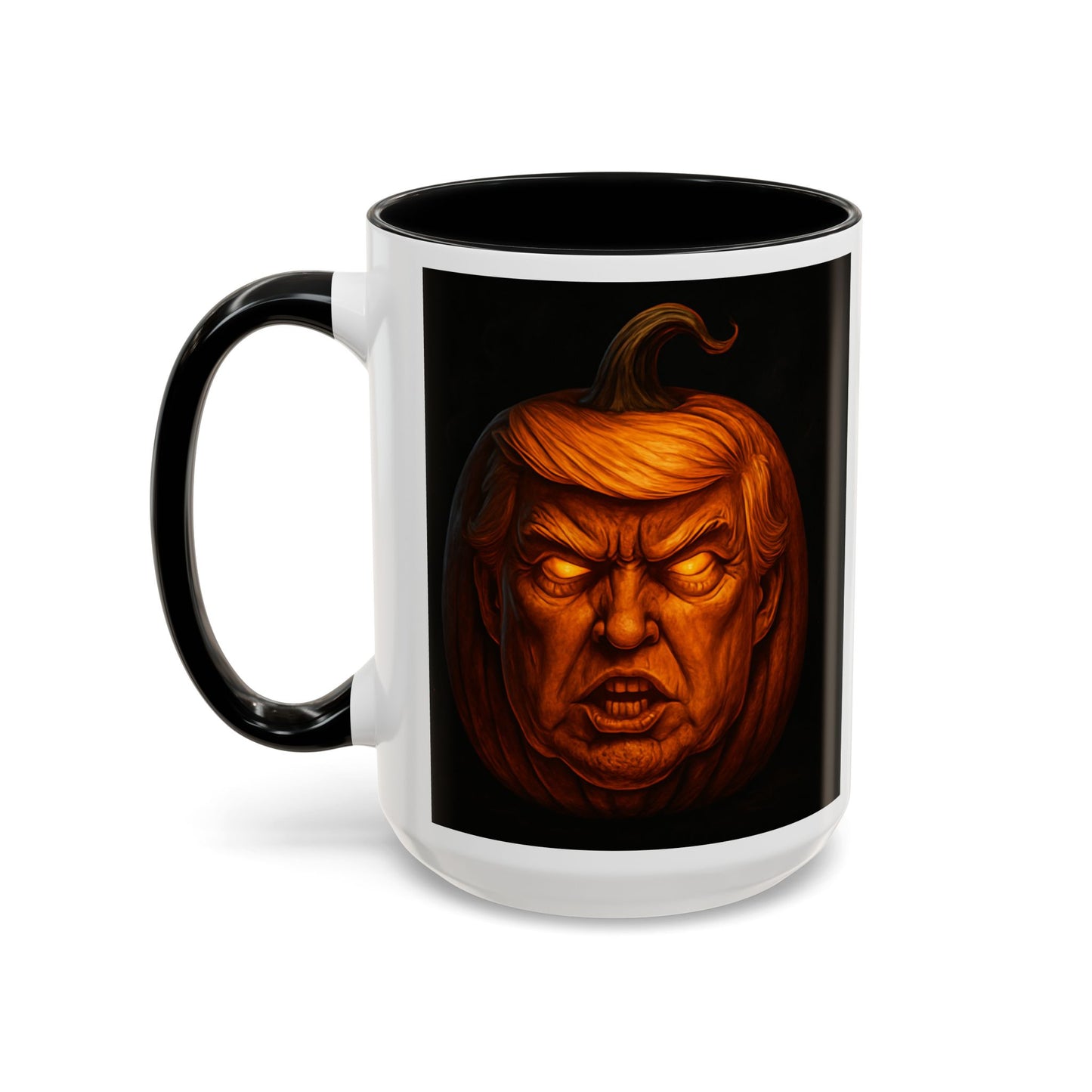 Halloween Pumpkin President Mug, Fun Gift for Coffee Lovers, Spooky Decor, Trick or Treat, Autumn Vibes, Unique Collectible