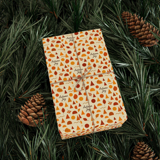 Autumn-Themed Wrapping Paper Bundle, Perfect for Fall Celebrations, Thanksgiving, Birthdays, Gift Wrapping, Craft Projects