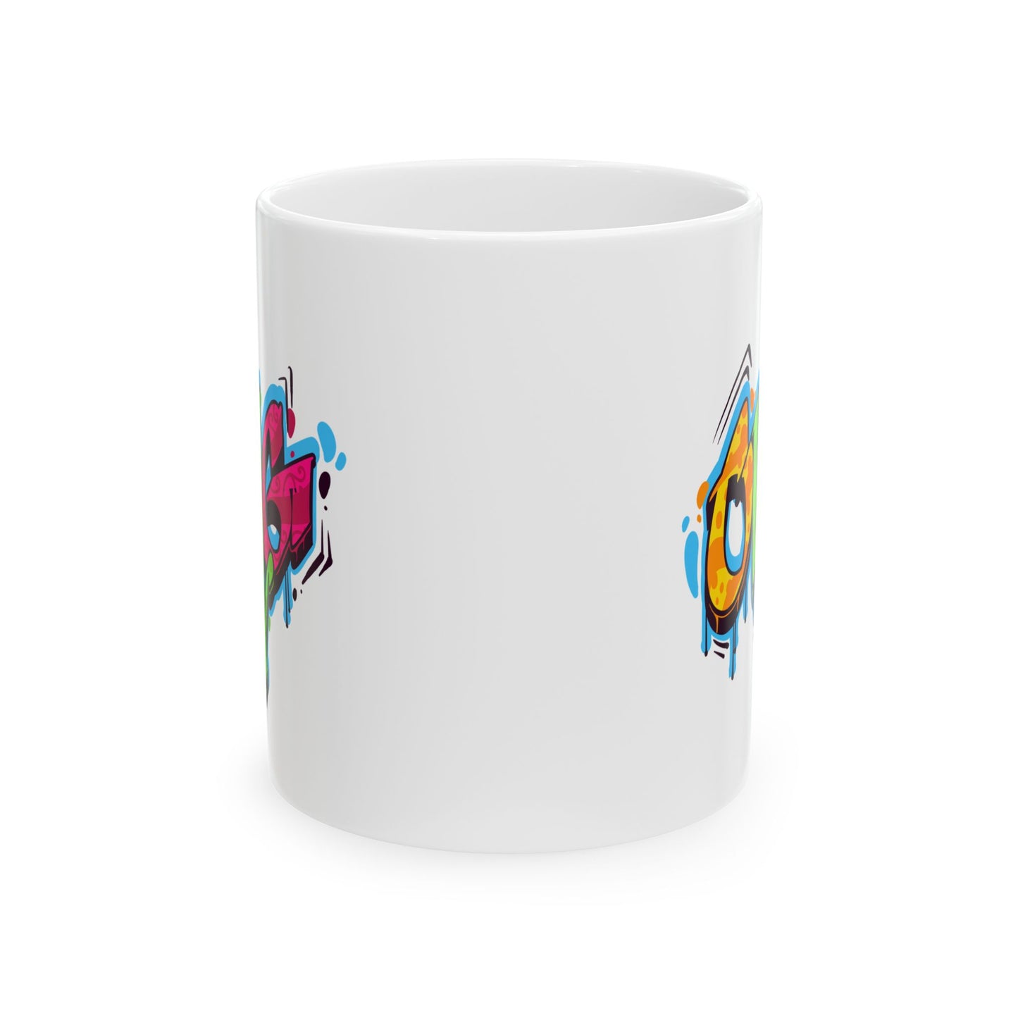 Colorful Graffiti Ceramic Mug