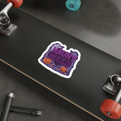 Halloween Haunt Mess Die-Cut Stickers | Spooky Decor, Laptop Stickers, Party Favors, Trick or Treat, Fun Halloween Vibes