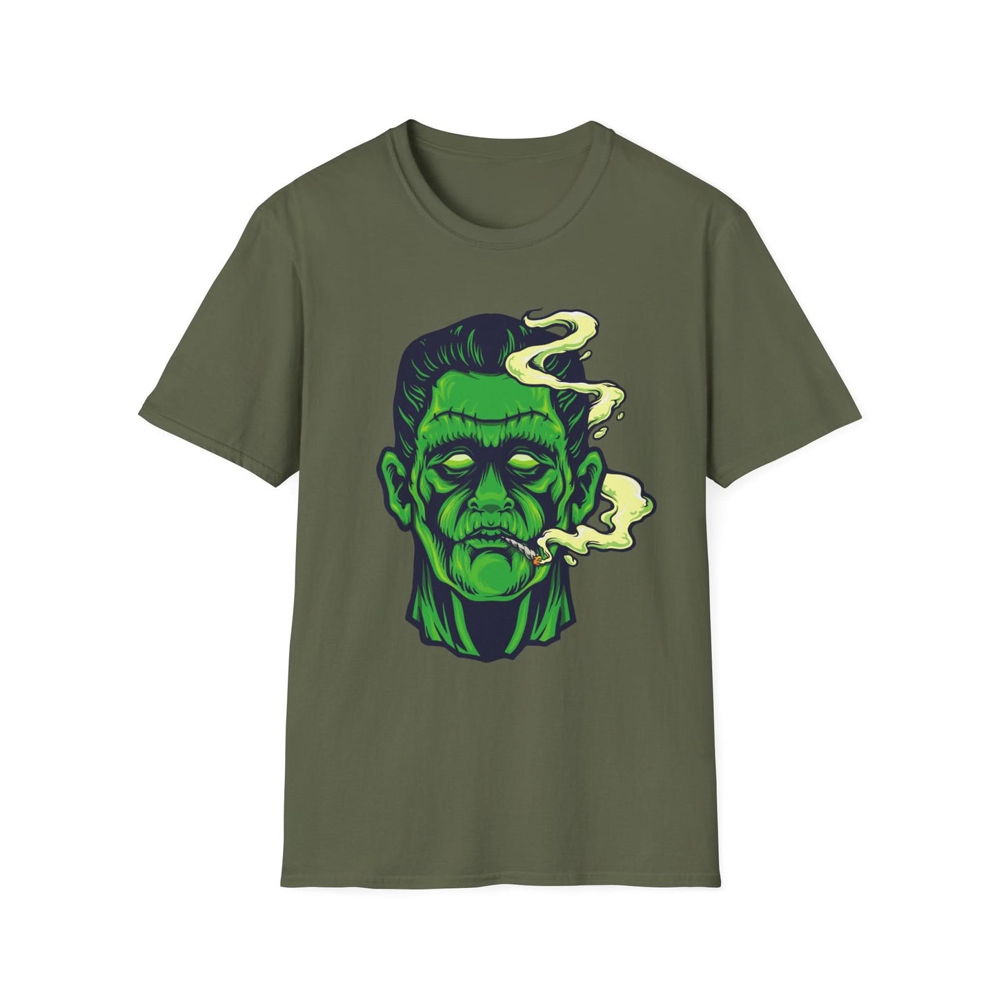 Frankenstein Smoking Cannabis Halloween - Mleem