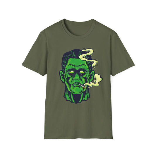 Frankenstein Smoking Cannabis Halloween - Mleem