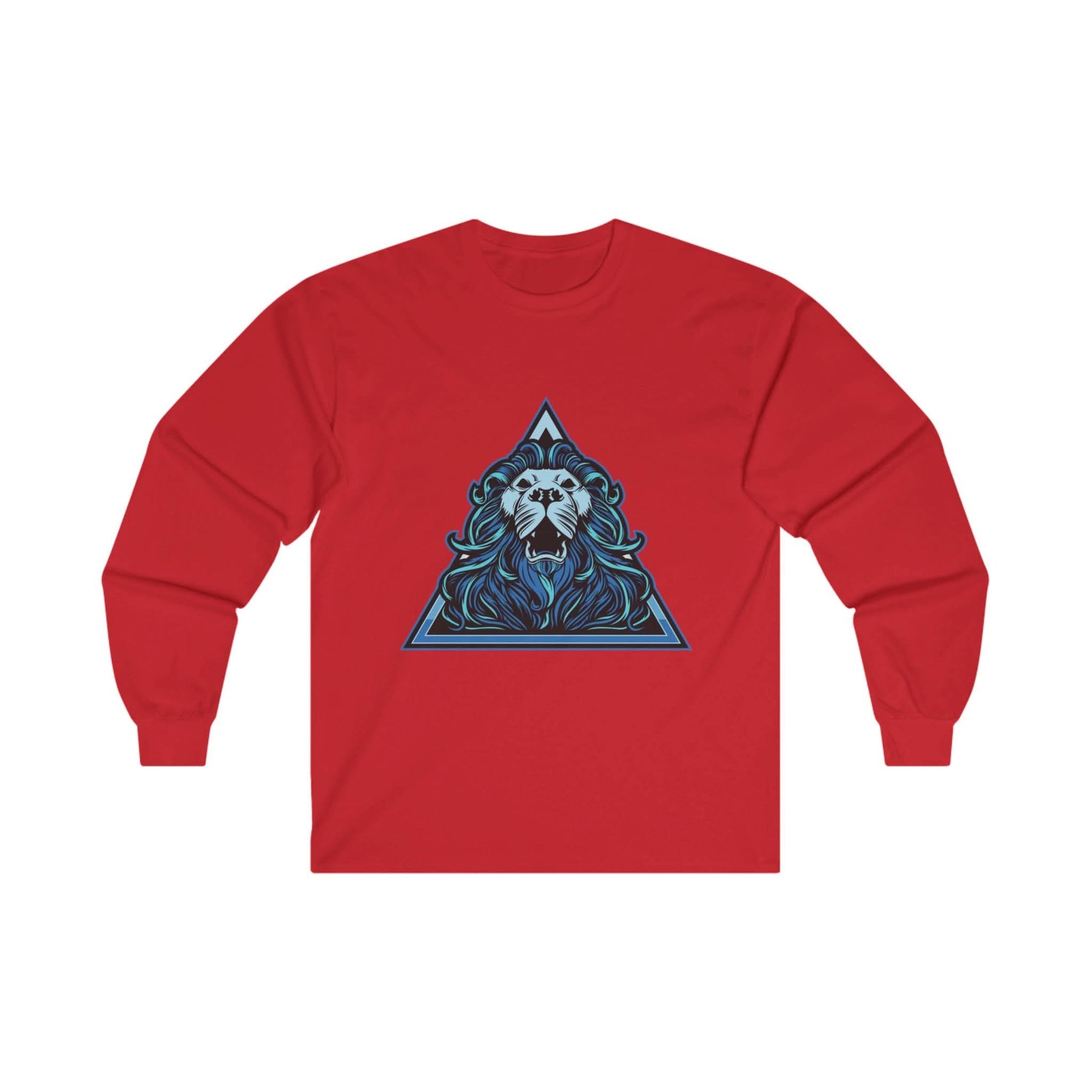 Lion Head in Blue Triangle - Mleem