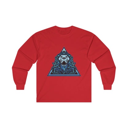 Lion Head in Blue Triangle - Mleem