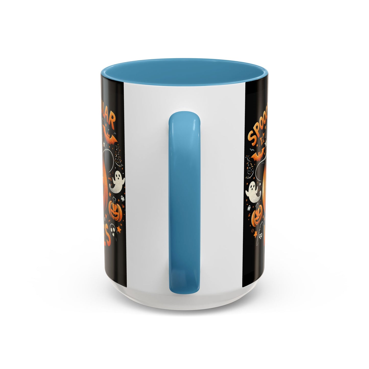 Halloween Accent Coffee Mug - Spooktacular Vibes, Fall Home Decor, Pumpkin Lovers Gift, Trick or Treat Mug, Spooky Season Drinkware