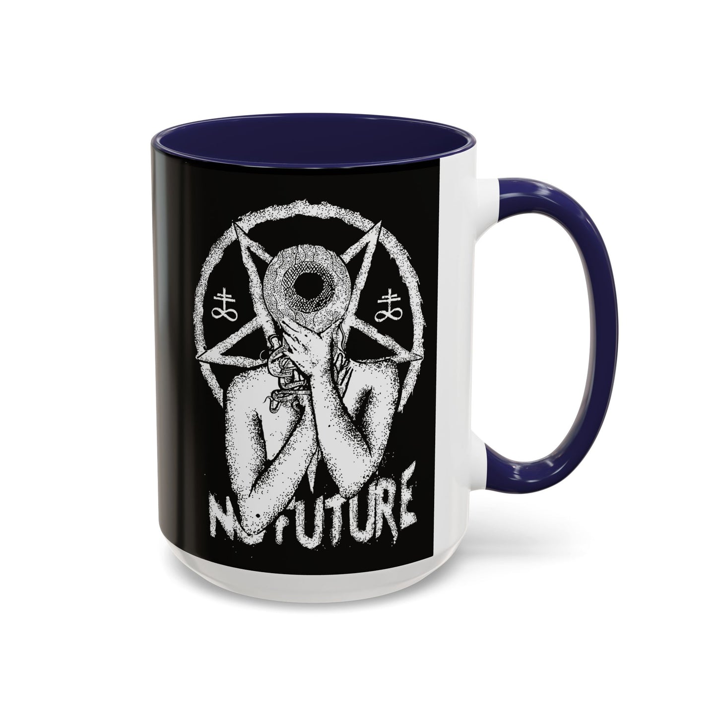 Gothic Ceramic Coffee Mug – Dark Art, Unique Gift, Halloween Decor, Witchy Vibe, Spooky Homeware