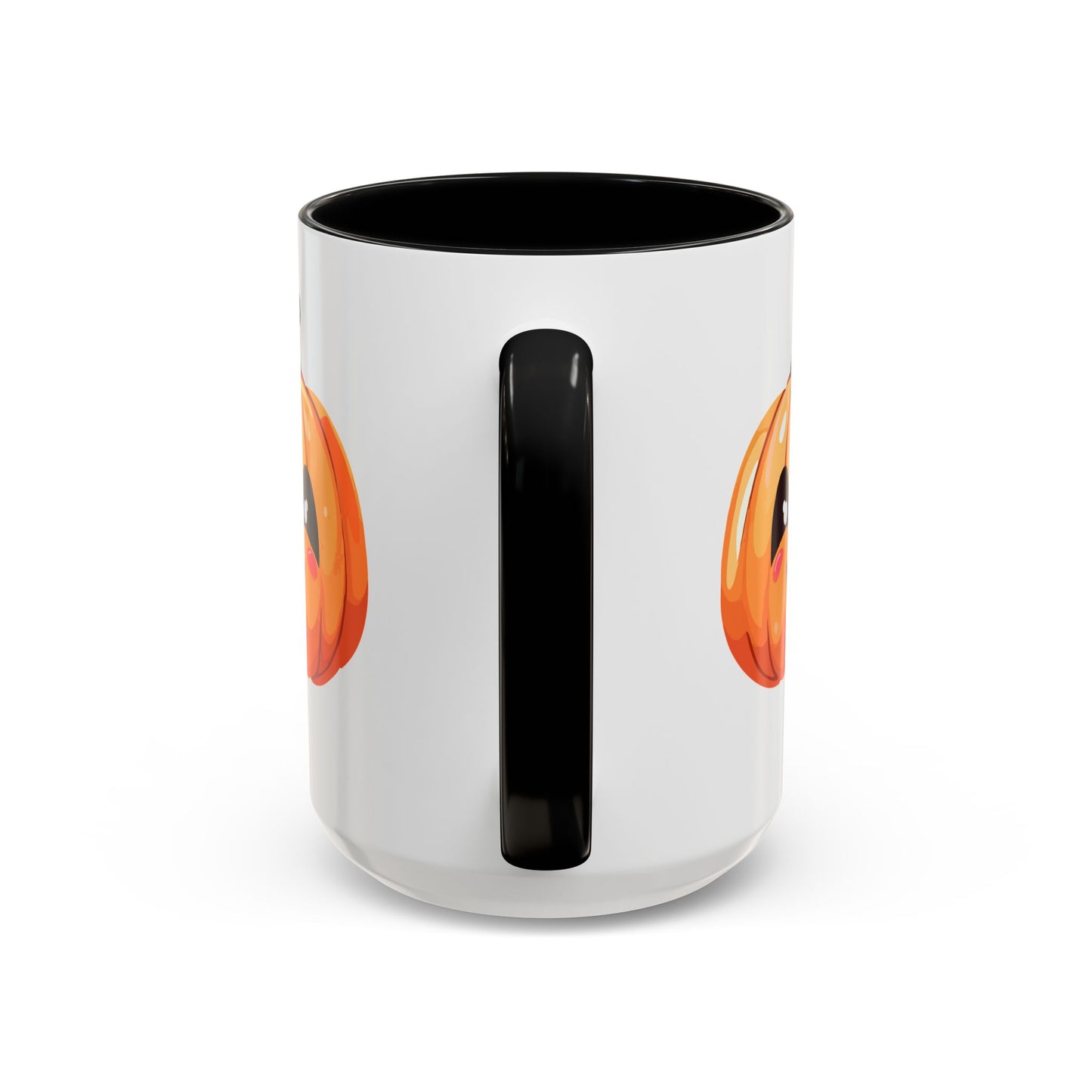 Cute Pumpkin Accent Coffee Mug for Fall, Halloween Decor, Gift for Coffee Lovers, Autumn Kitchenware, Seasonal Drinkware