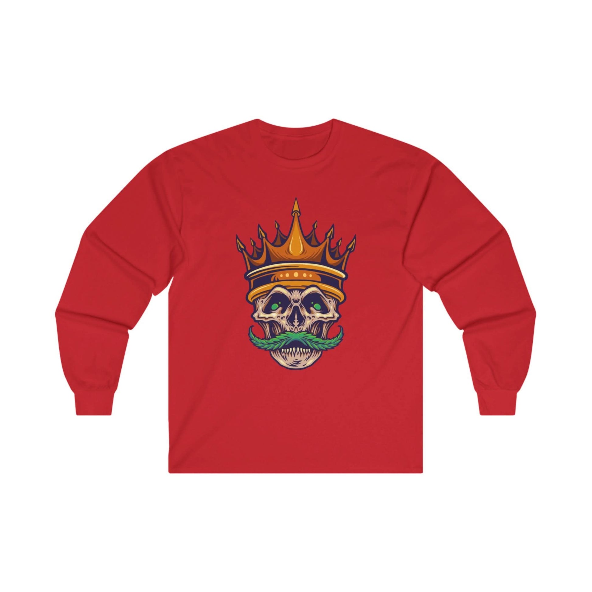 Gold Crown With Weed Mustache - Mleem