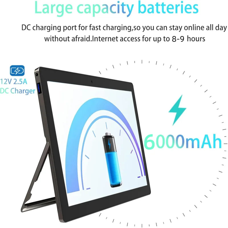 2025 New PAD1162 11.6 Inch Windows 10 Tablets Intel Celeron N4120 1920 x 1080 IPS 8GB DDR3-RAM 512GB EMMC ROM  2 x USB 3.0 WIFI - Mleem