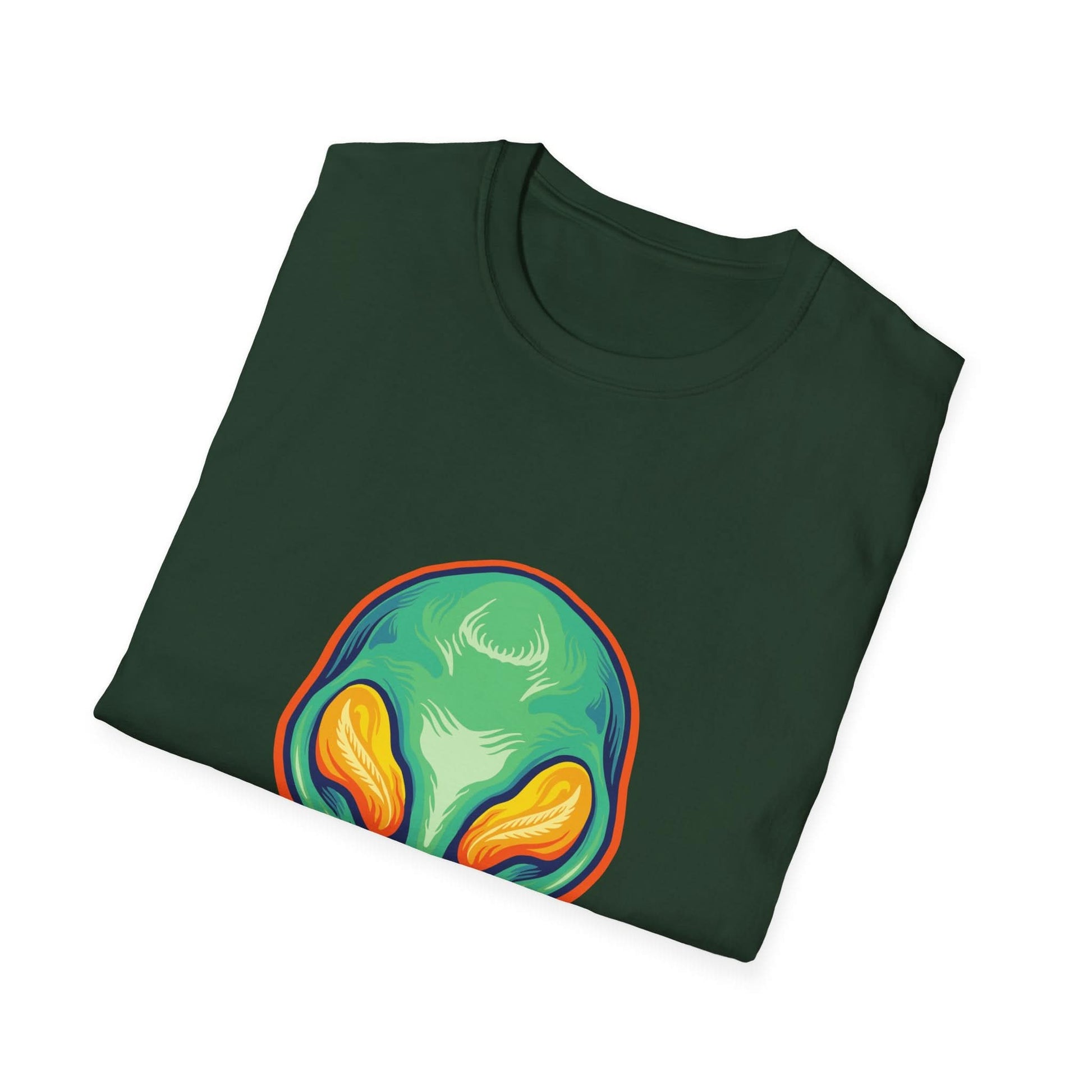 Alien Head Green Smile Mascot - Mleem