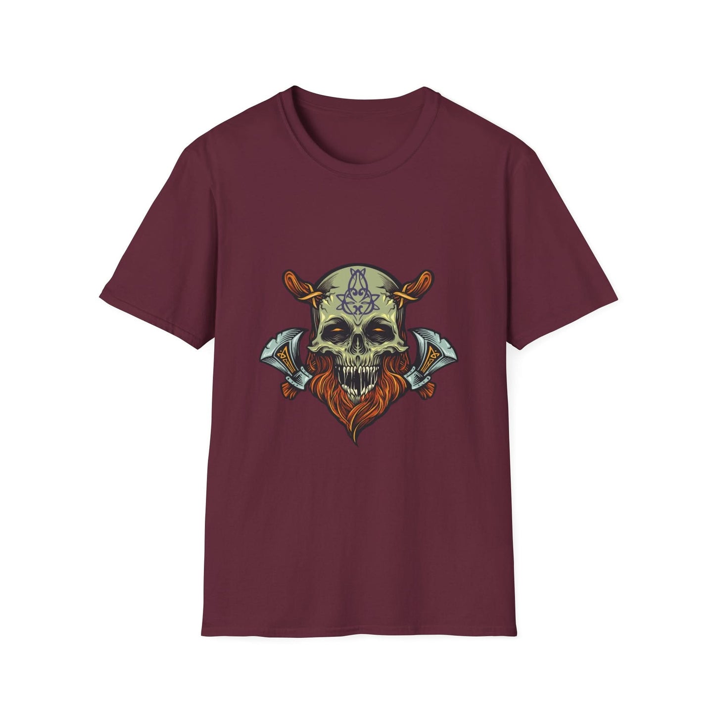 Viking Skull Warrior with Axe - Mleem