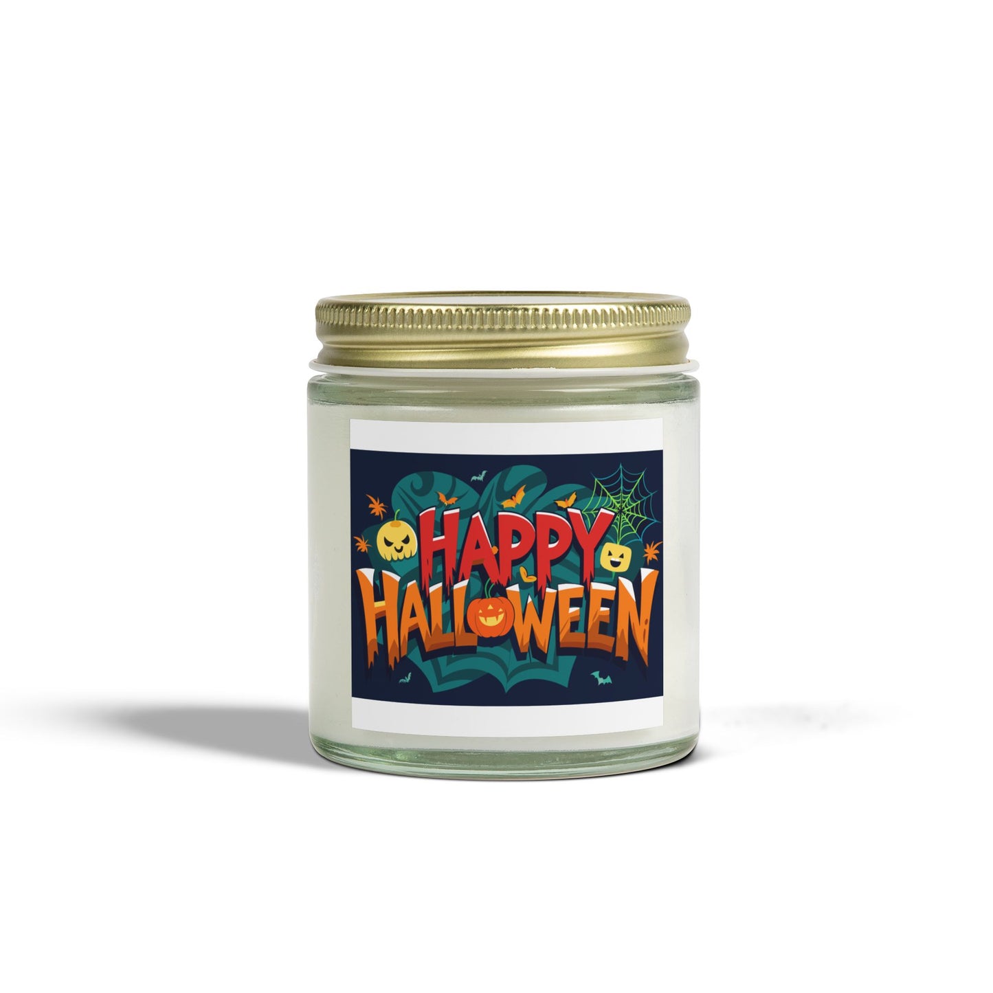 Halloween Themed Scented Candles - Coconut Apricot Wax (4oz, 9oz) | Festive Fall Decor, Trick or Treat Gift, Cozy Autumn Vibes, [...]