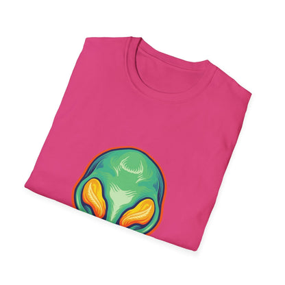 Alien Head Green Smile Mascot - Mleem