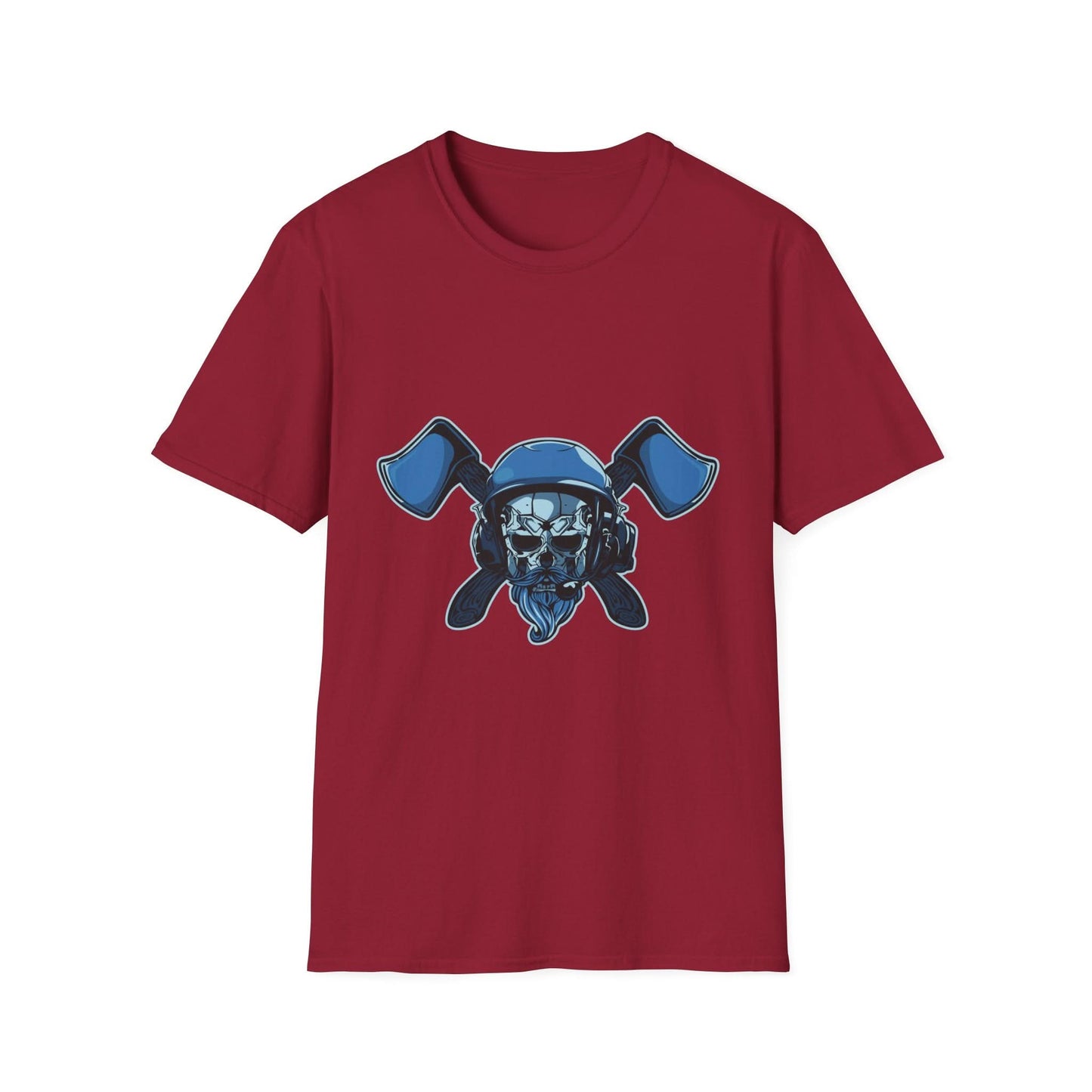 Bearded Skull With Ax - Mleem