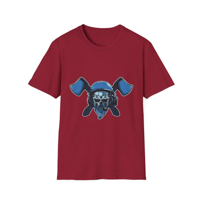 Bearded Skull With Ax - Mleem
