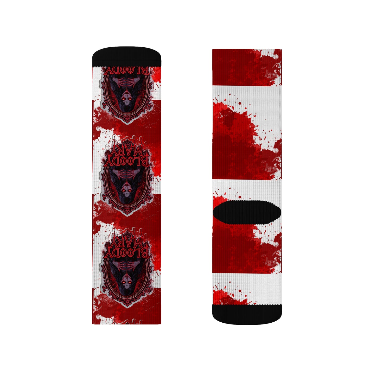 Unique Sublimation Socks, Stylish Crew Socks, Custom Design Socks, Gift for Her, Statement Socks, Trendy Fashion Socks